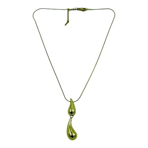 Introducing the Stunning Golden Colored Western Anti Tarnish Necklace - Image 3