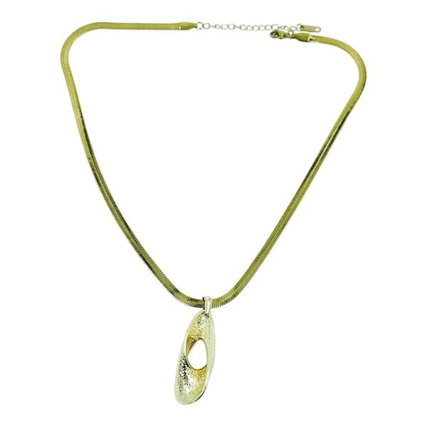 Elegant Golden Western Anti-Tarnish Necklace Chain with Pendant - Image 2