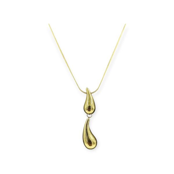 Introducing the Stunning Golden Colored Western Anti Tarnish Necklace - Image 2