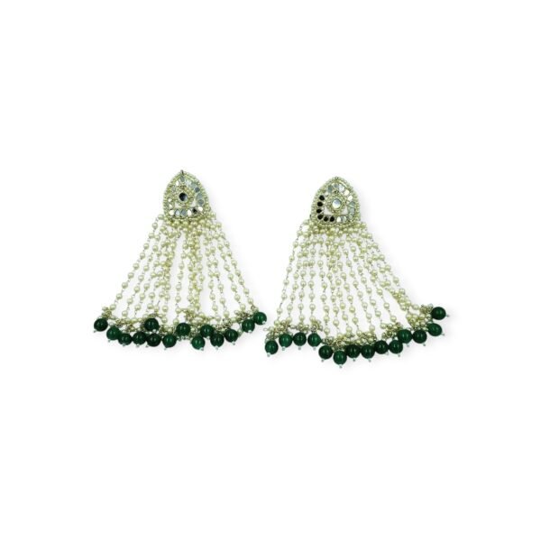 Elevate Your Style with Long Multi Strand Pearl Earrings - Image 3