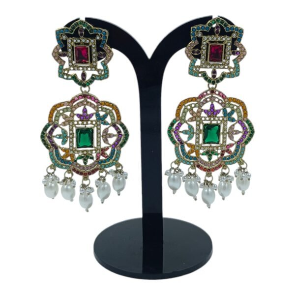 Stunning and Vibrant Pubjabi Earrings to Elevate Your Style - Image 3