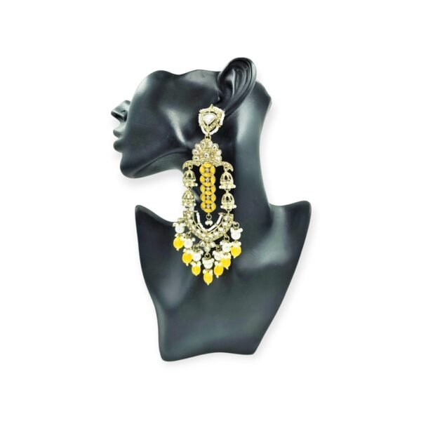Illuminate Your Space with a Long Kundan Chandelier - Image 3