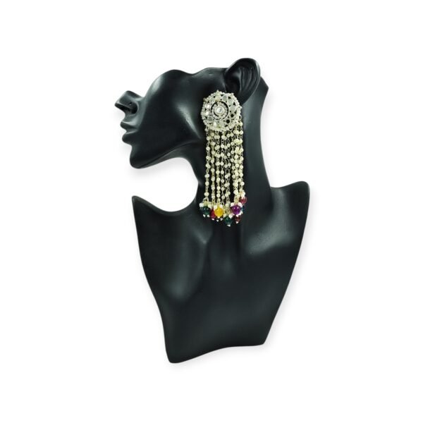 Elevate Your Style with Long Multi Strand Pearl Earrings - Image 7