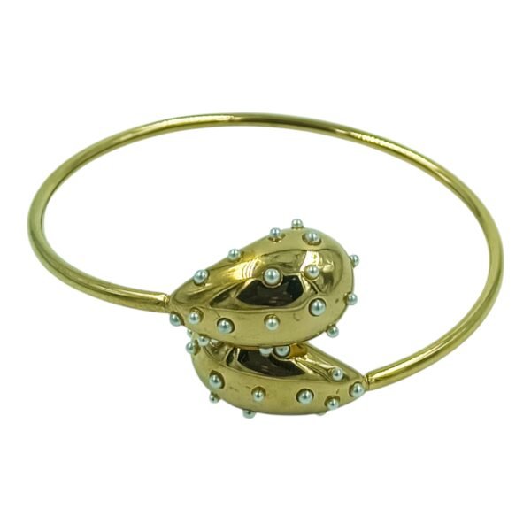 Elevate Your Style with a Golden Colored Western Anti Tarnish Bracelet - Image 2