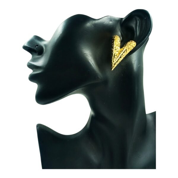 Elegant Golden Colored Anti-Tarnish Earrings