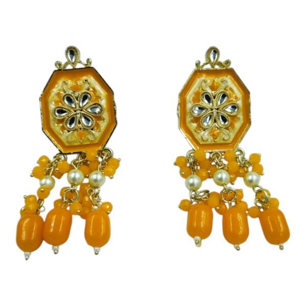 Exquisite Meenakari Kundan Choker Set with Matching Accessories - Image 3