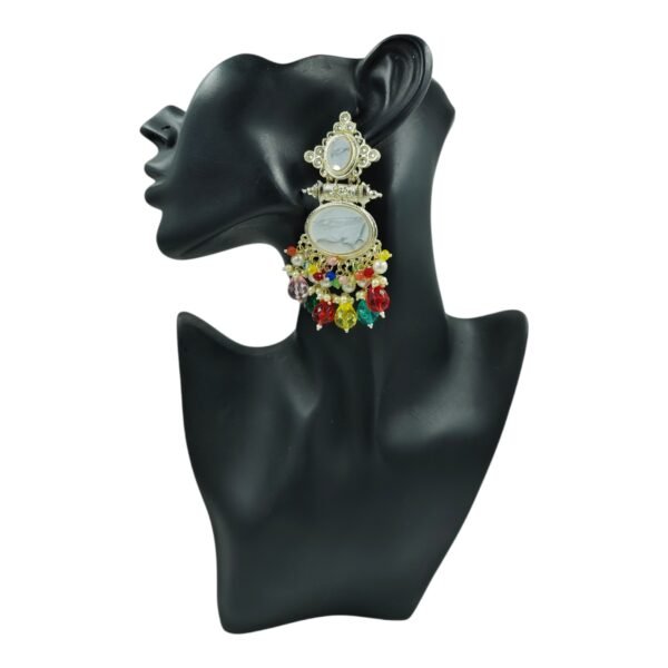 Discover Our Beautiful Lightweight Colorful Crystal Bead Earrings - Image 2