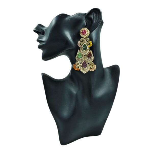 Elevate Your Look with Crystal Chanbali Punjabi Styled Jewelry - Image 7