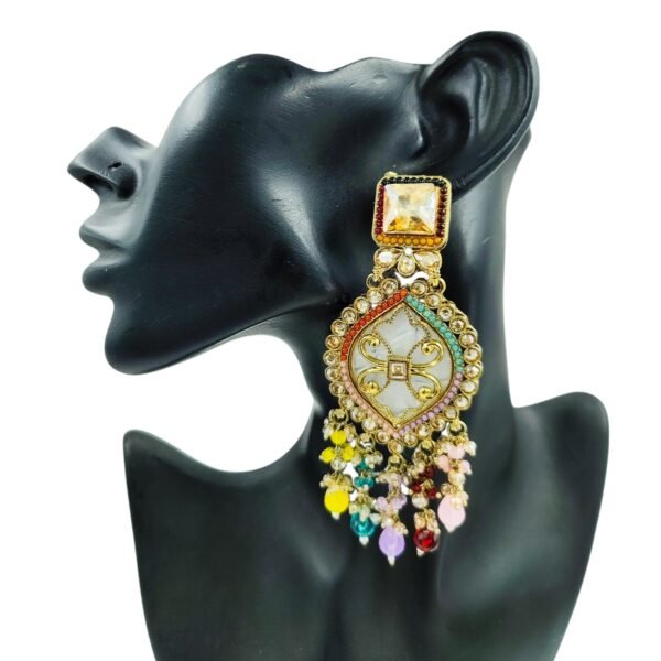 Stunning Multicolor Chandbali: A Perfect Blend of Tradition and Elegance