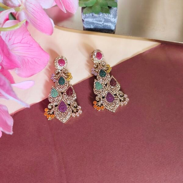 Elevate Your Look with Crystal Chanbali Punjabi Styled Jewelry - Image 10