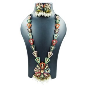 Explore Our Stunning Long Multicolor Necklace Set