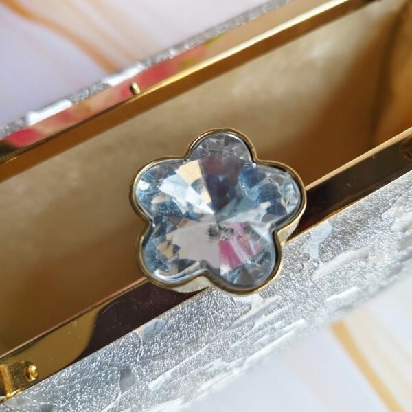 Elevate Your Evening Look with Our Beautiful Shiny Bridal Clutch - Image 9