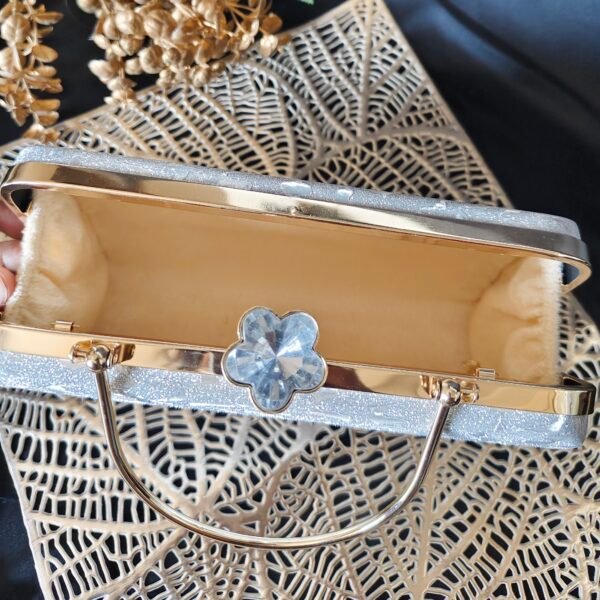 Elevate Your Evening Look with Our Beautiful Shiny Bridal Clutch - Image 10