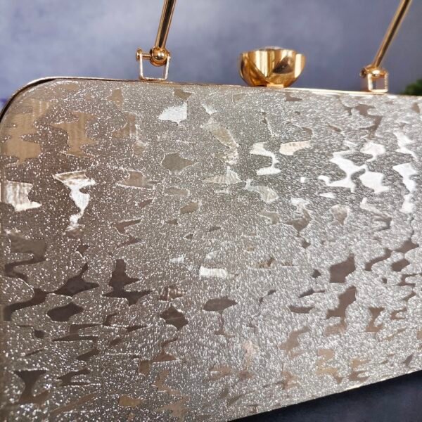 Elevate Your Evening Look with Our Beautiful Shiny Bridal Clutch - Image 11